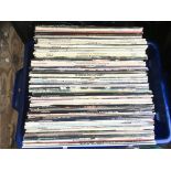 A box of mainly country music LPs by various artis