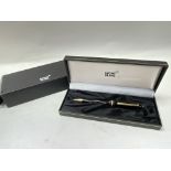 A Mont Blanc pen in fitted box