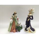 Two boxed Royal Doulton historical figures compris