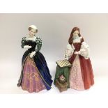 Two boxed Royal Doulton historical figures compris