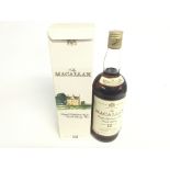 A 1980s 1 liter bottle of 12 year old MacAllan sin