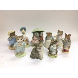 A collection of mainly Royal Albert Beatrix Potter figures.