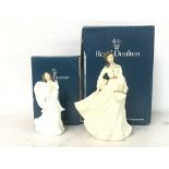 Doulton figures boxed: Christmas Angel & Spring Mo