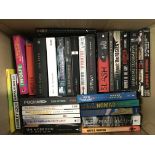 Two boxes of mainly music biographies including Mi