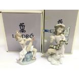 Two boxed Lladro figures comprising Tuesday's Chil