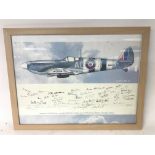 A special multi signed RAF Second World War compar
