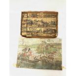 Vintage puzzles depicting country scenes