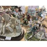 A collection of figures including Capodimonte .( 6)