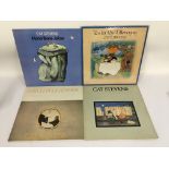 Four Cat Stevens LPs.