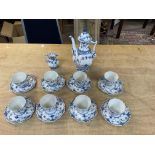 Copenhagen porcelain coffee set