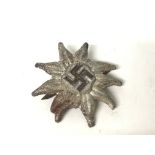 WW2 German SA Mountain Troop/Ski Cap Badge. The ba