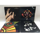 Four early UK pressings of prog rock LPs by variou