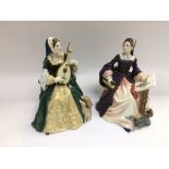 Two boxed Royal Doulton historical figures compris