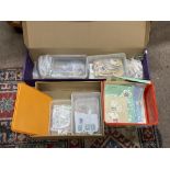 A collection of loose assorted stamps including co