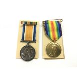 A pair of WW1 issue medals awarded to 36580 Corpor