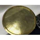 Indian brass tray 63x63cm