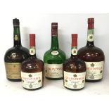 No Reserve - Empty bottles of Cognac Courvoisier i