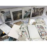 Paperwork relating to the Royal Navy, stamps, prin