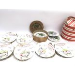 A collection of French serving plates