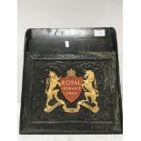 A Royal Insurance group letter rack. 32cm x 30cm.