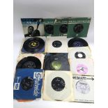A collection of 7 inch singles by various artists from the 1960s onwards. NO RESERVE.