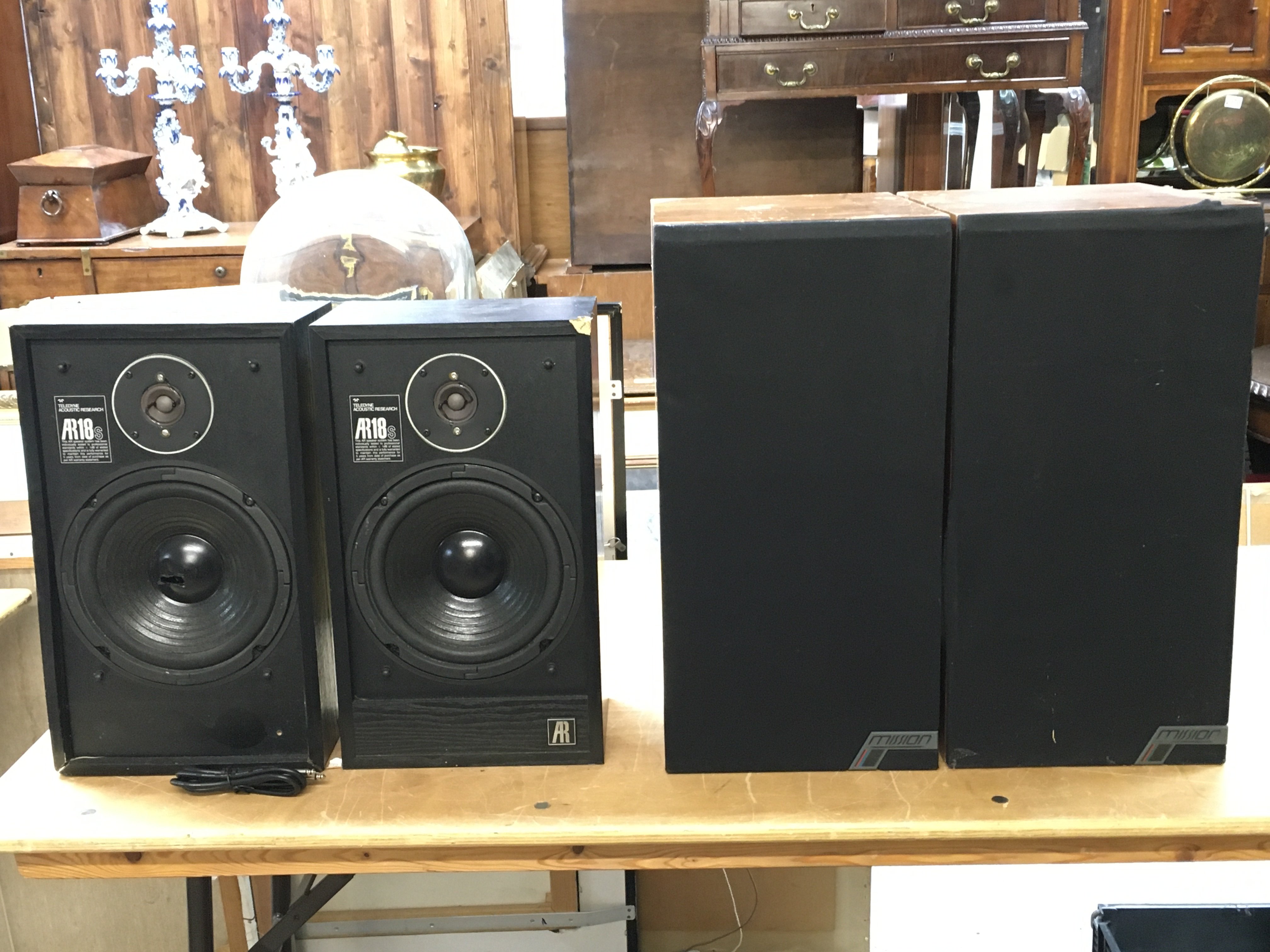 Acoustic research Ar18s and Mission speakers