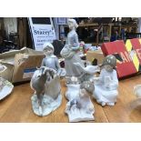 Lladro & NAO porcelain figures