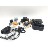 Collection of assorted cameras and films etc.