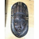 Punu tribe African wood mask