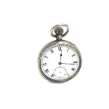 A 925 silver pocket watch weighting 80g.