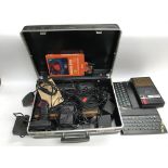 Atari games consul with various accessories