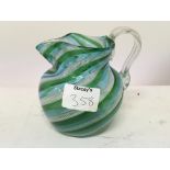 A small Venetian glass jug