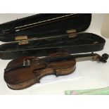 No Reserve - An Antique Violin with internal appli