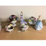 Royal Doulton porcelain figures, Pretty ladies and