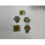 A collection of AA badges.