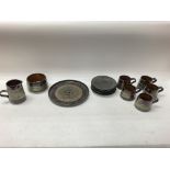 A Celtic pottery tea set with no obvious signs of