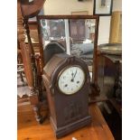 A small mahogany dressing mirror together with a 1