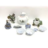 A collection of various ceramics items.