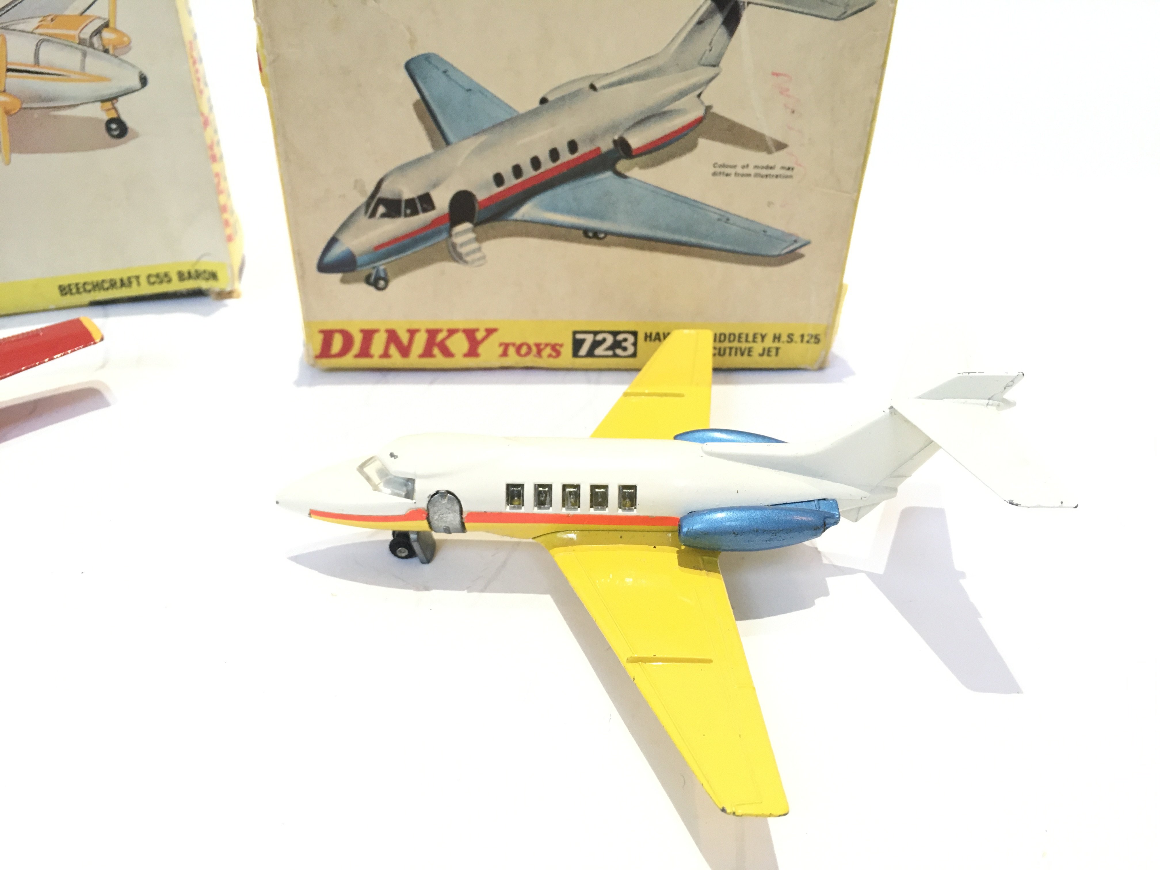 A Boxed Dinky Beechcraft C55 Baron #715. And a Haw - Image 2 of 3