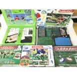 Collection of various subbuteo games including France 1998 and Euro 1996