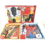 4 X Boxed Action Man 40th Uniforms. (2)