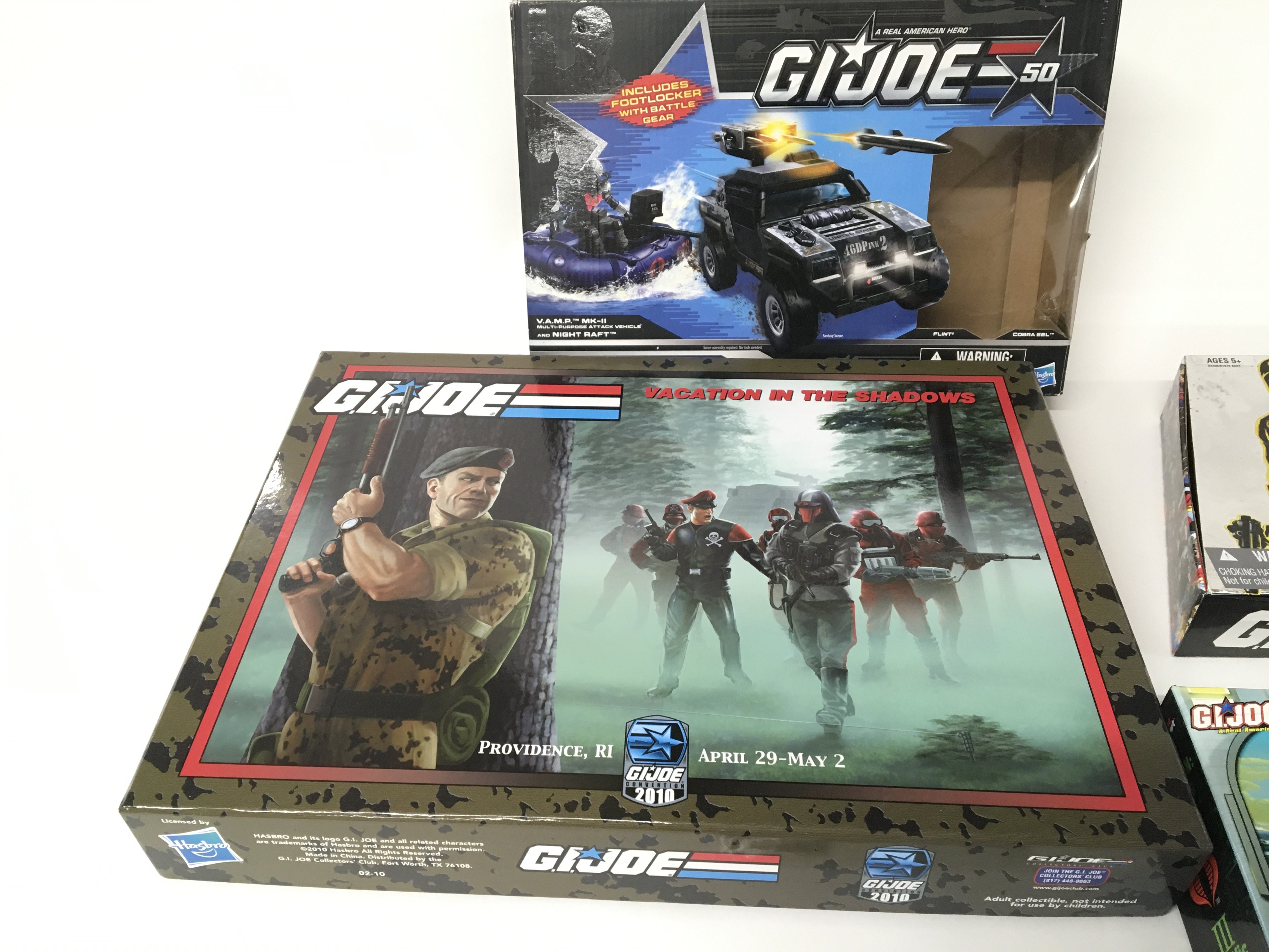 A collection of various empty G I Joe boxes. - Image 2 of 4