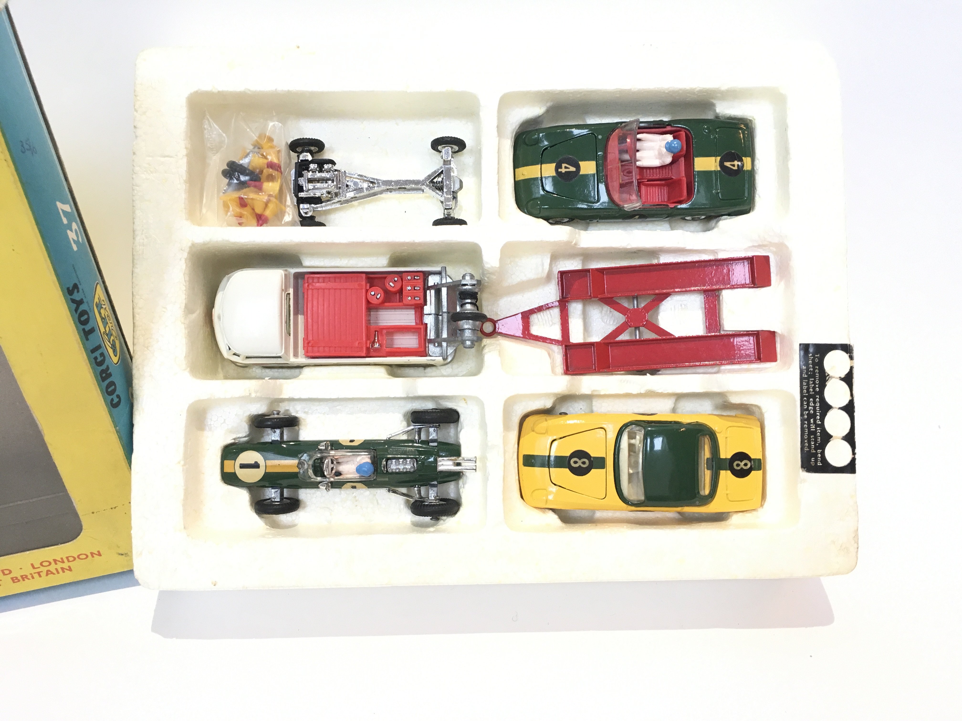 A Boxed Corgi Gift Set #37 Lotus Racing Team. - Image 2 of 3