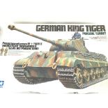 A Boxed Tamika German King Tiger Tank. 1:16 Scale.