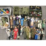 A Large Collection of Modern Action men. A Jeep and Accessories.