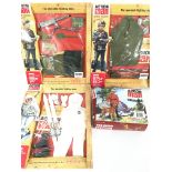 3 X Boxed Action Man 40Th Uniforms and A Action Man Guard Dog.(2).