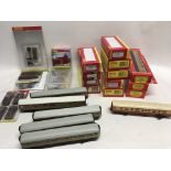 Collection of 12 Boxed Hornby carriages and wagons