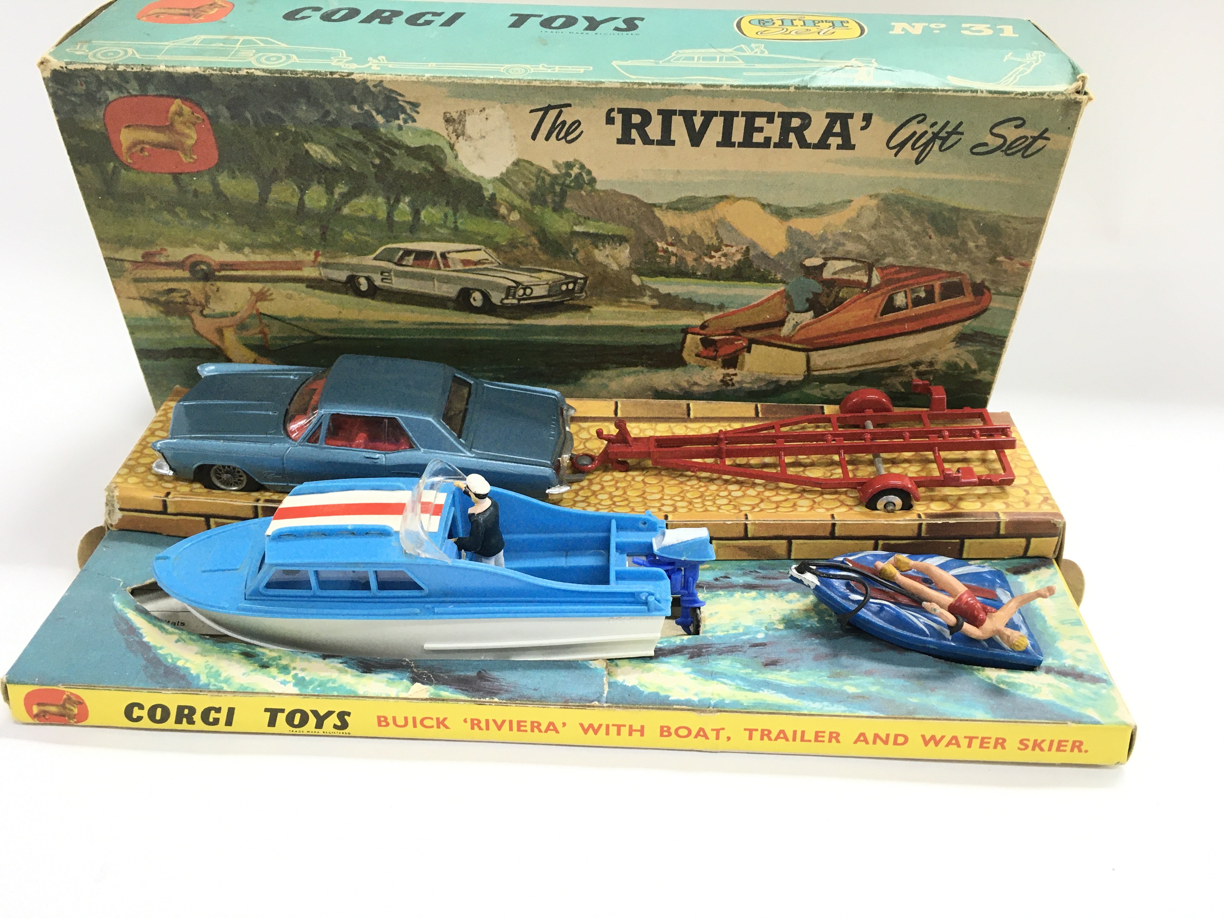 A Boxed Corgi The Riviera Gift Set #31. Complete.