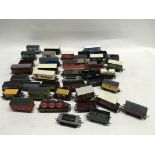 Collection of loose model railway wagons 00 gauge