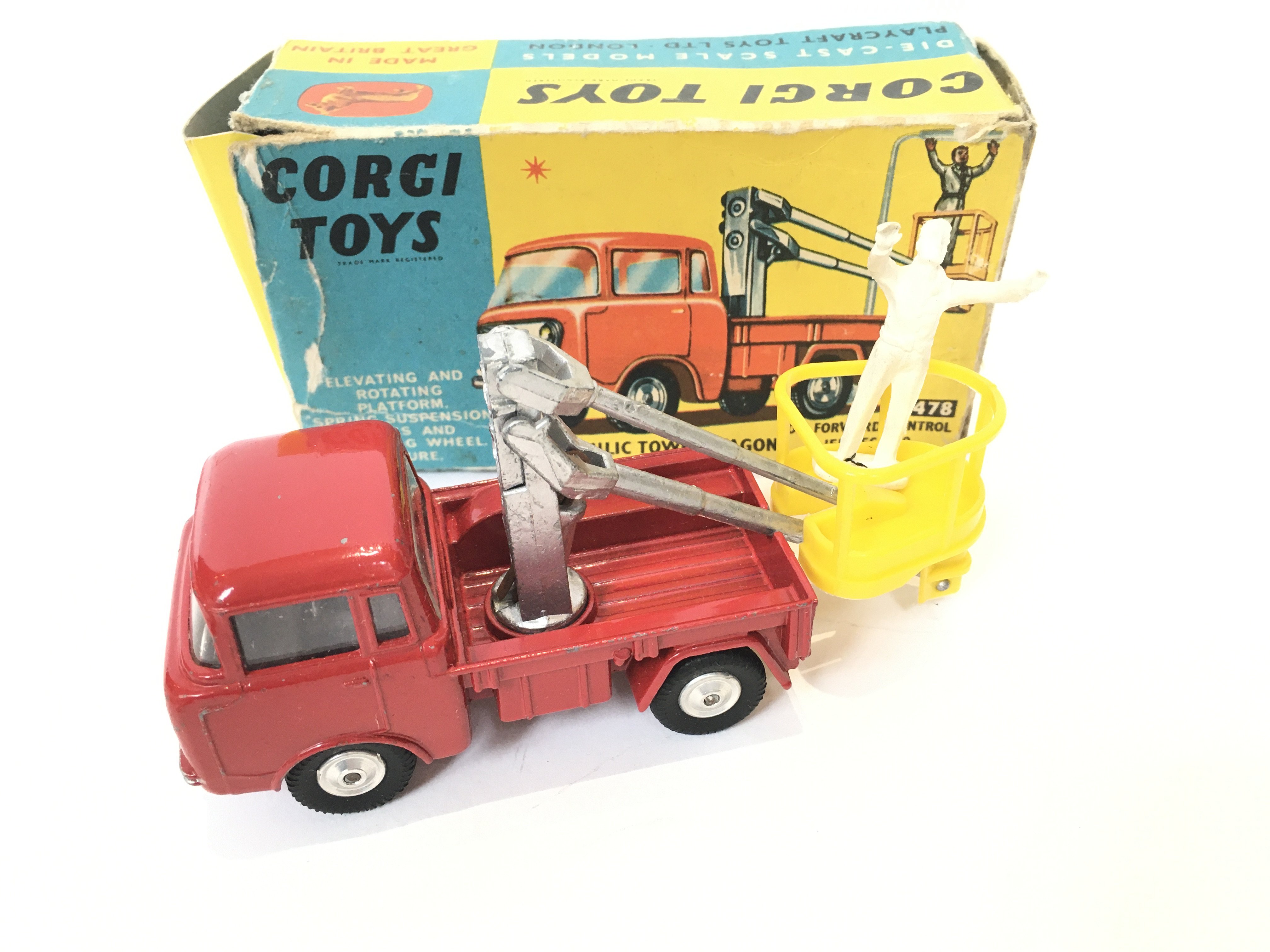 A Boxed Corgi Hydraulic Tower Wagon #478.